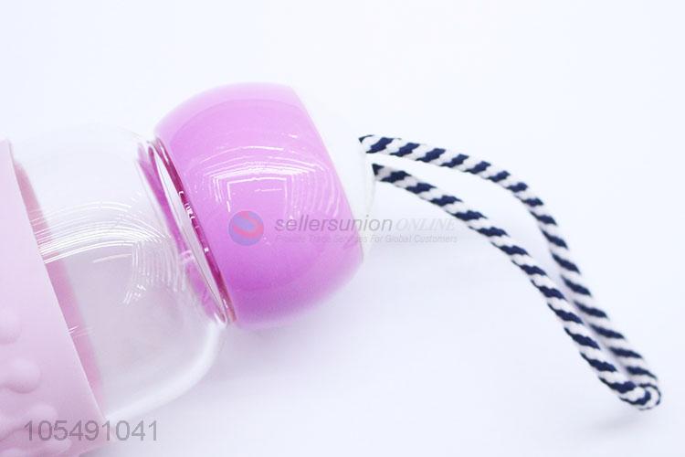 High-grade heat resistant glass water bottle