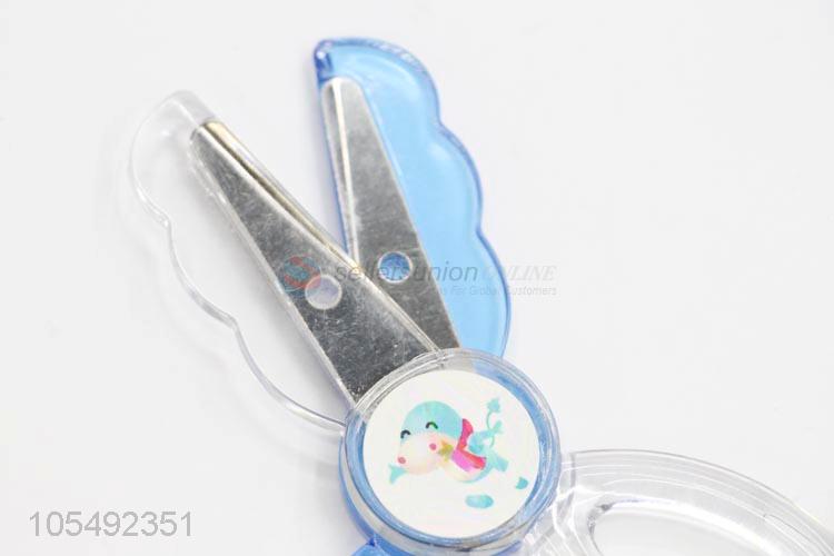 New Useful Simple Transparent Scissors for Students School Supplies