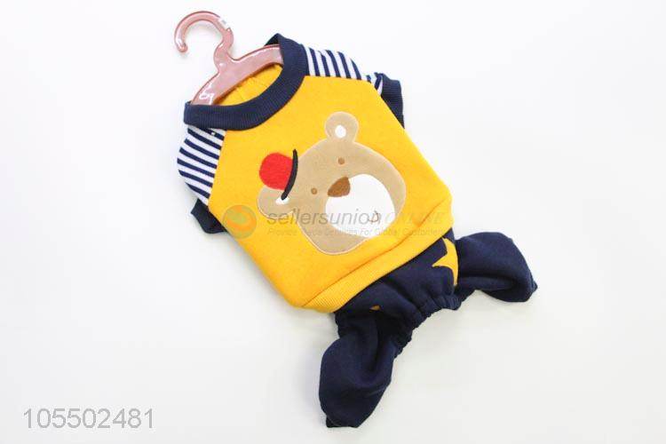 Lowest Price Cartoon Bear Pet Clothes Puppy Dog Cat Coat