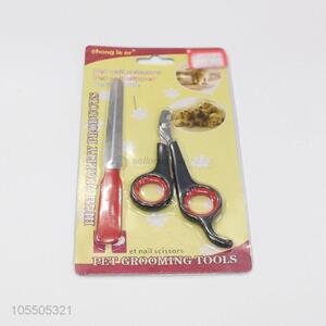 New Style 2pcs Pet Nail Scissors Nail Clippers/Manicure Pedicure Set