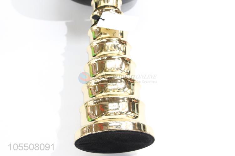 Hot selling home decorative golden metal flower vase