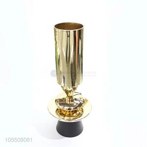 High-class indoor decoration golden iron vase flower vase