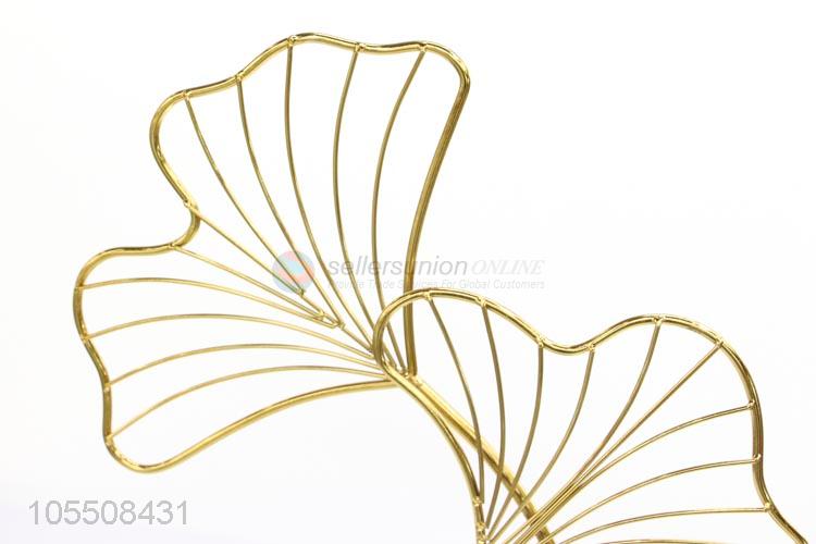 New arrival golden indoor decor iron wire flower furnishing article