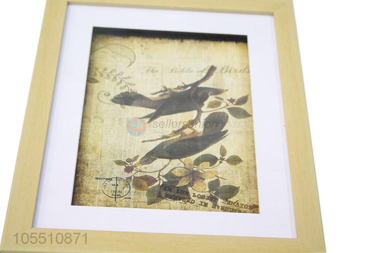 Hot Selling Bird-And-Flower Painting Picture Frame