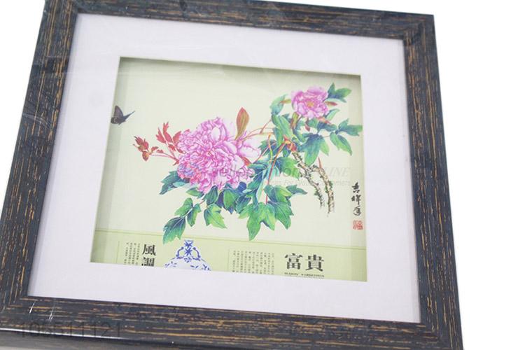 Fashion Flower Pattern Picture Frame Cheap Photo Frame