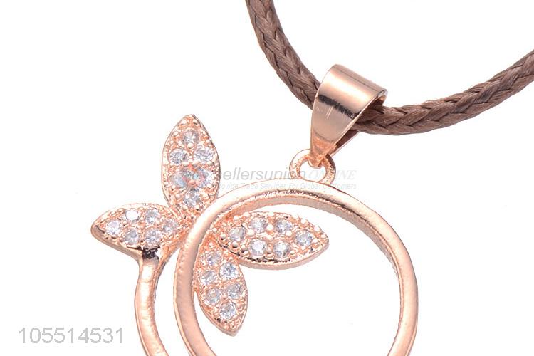 Beautiful Butterfly Diamond Pendant Fashion Jewelry DIY Accessories