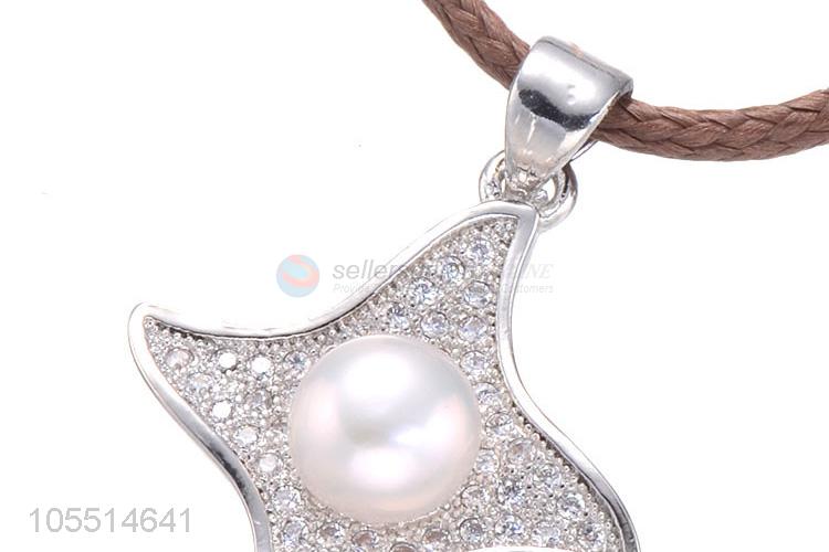 Fashion Jewelry Accessories Inlay Zircon Necklace Pendant