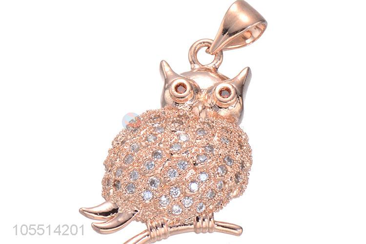 Fashion Jewelry Accessories Owl Shape Necklace Pendant