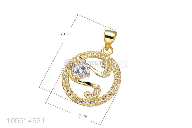 Best Quality Inlay Zircon Necklace Pendant DIY Jewelry Accessories