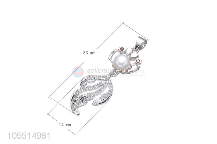 New Products Goldfish Shape Diamond Necklace Pendant Fashion Accessories