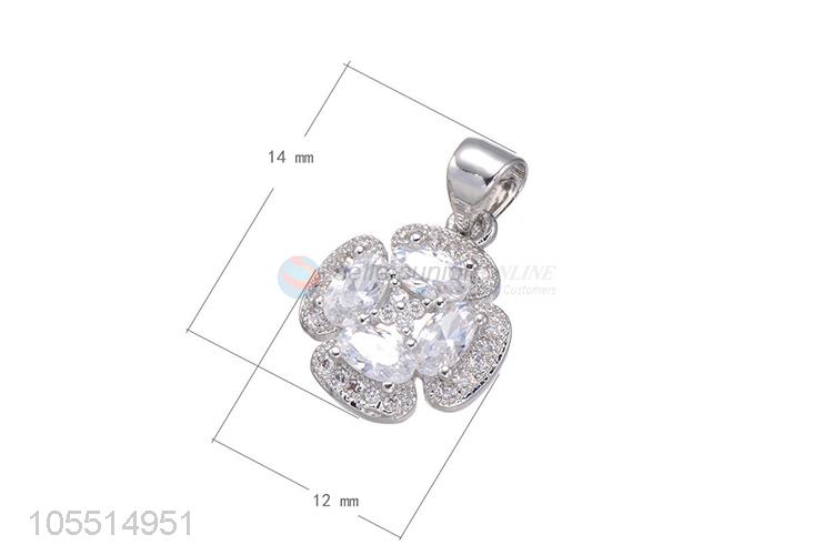 Cheap Price Inlay Zircon Diamond Necklace Pendant Fashion Accessories