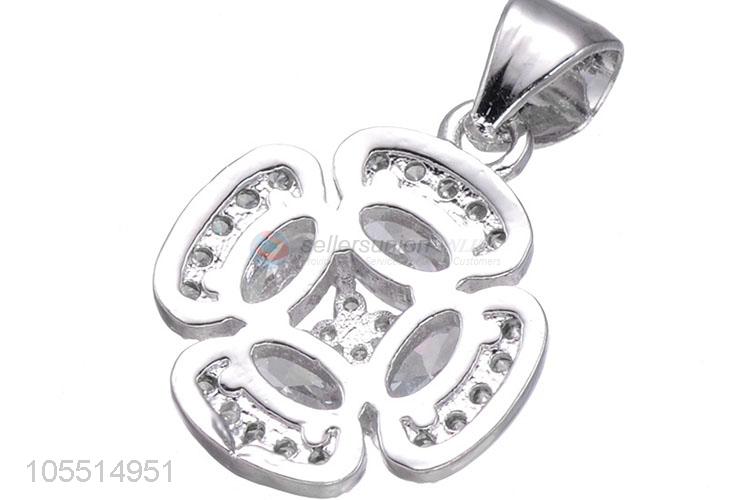 Cheap Price Inlay Zircon Diamond Necklace Pendant Fashion Accessories