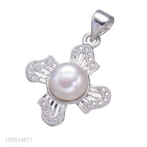 Newest Pearl Flower Shape Pendant DIY Jewelry Accessories