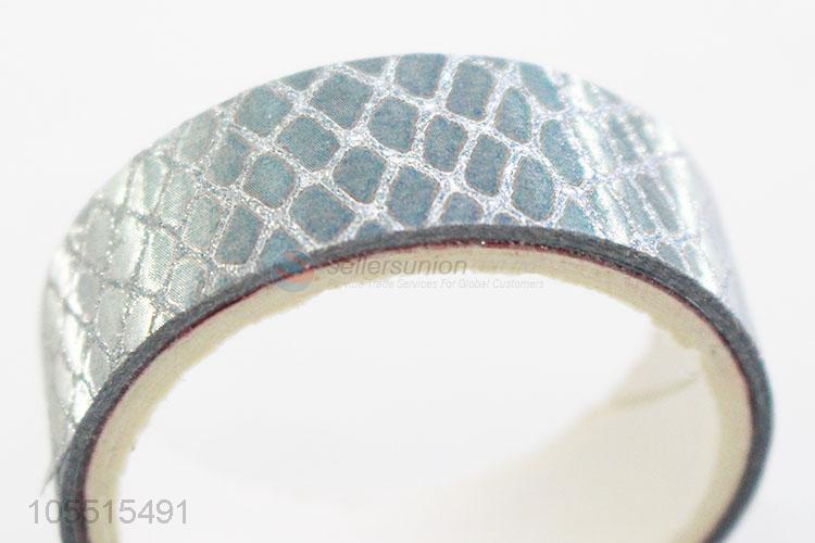 Direct factory supply snake skin texture glitter adhesive tape for decoration