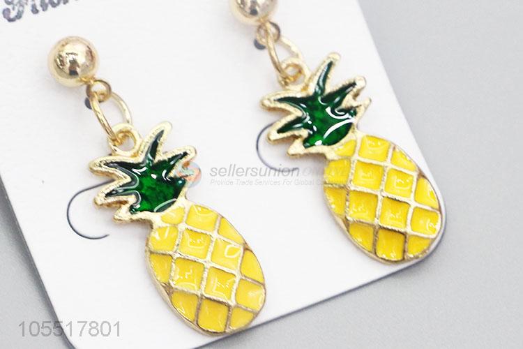 Wholesale Top Quality Pineapple Shape Cute Women Earrings