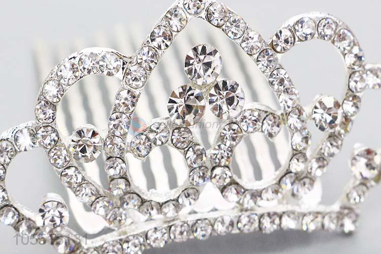 Modern Style Hair Accessories Fashion Jewellery Rhinestone Crown Tiaras for Bride