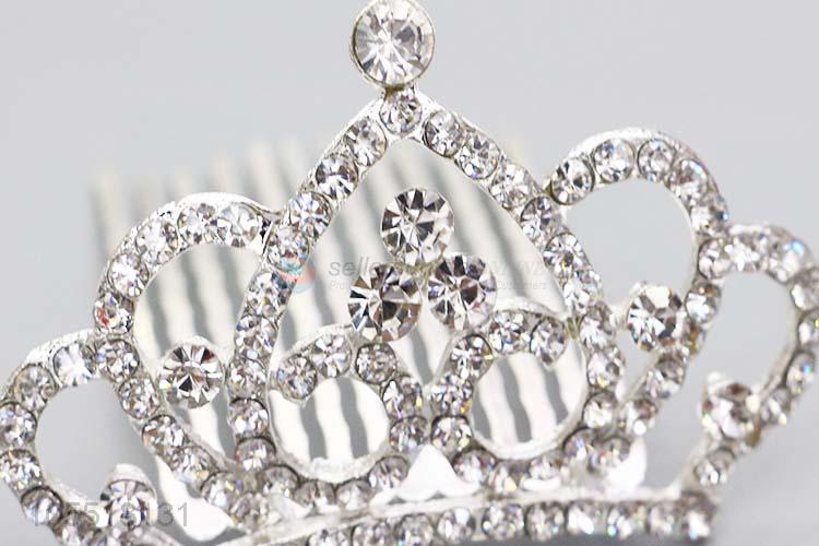 Modern Style Hair Accessories Fashion Jewellery Rhinestone Crown Tiaras for Bride