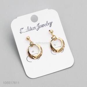 Made In China Wholesale Gold Plated Fashion Jewelry Earrings For Women