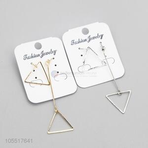 Delicate Design Triangles Earrings for Women Girl Elegant Earrings