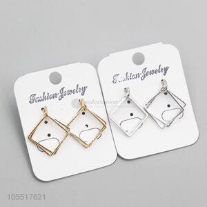 Factory Wholesale Fashion Square Jewelry Earrings For Women