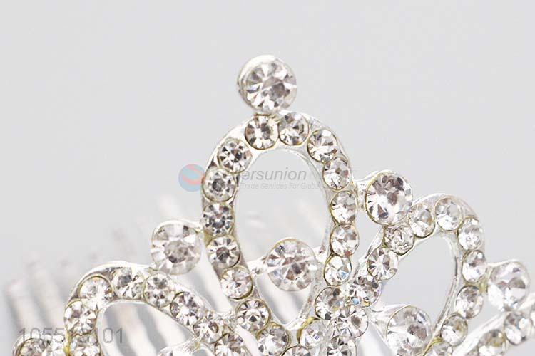 Good Reputation Quality Hair Jewelry Pearl Crystal Tiaras And Crowns For Bride Wedding