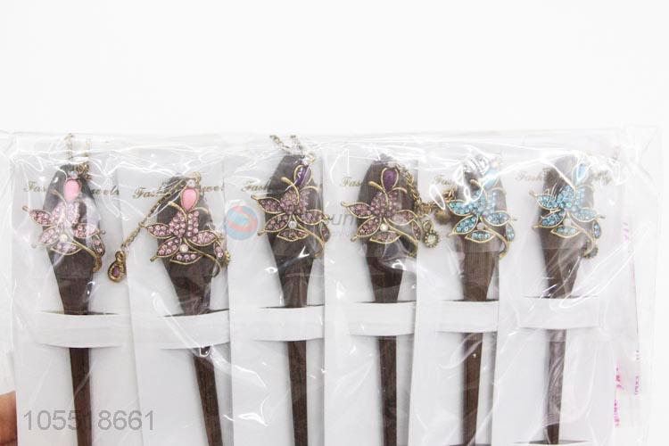 Wholesale Top Quality Vintage Style Alloy Shell Flower Hairpins  Hair Accessories