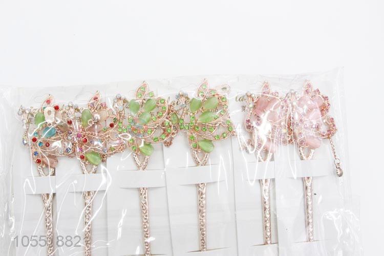 Advertising and Promotional Hair Accessories Vintage Flower Alloy Hairpin