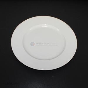 High grade white porcelain plate ceramic dish