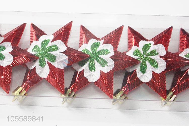 Fashion Design Colorful Star Christmas Ornament Festival Decoration