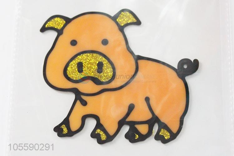 Best Quality Christmas Decoration Cute Pig Jelly Sticker