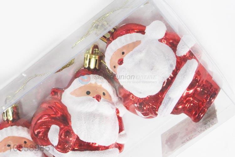 Wholesale Cute Santa Claus Christmas Decoration Plastic Ornament