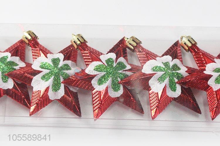 Fashion Design Colorful Star Christmas Ornament Festival Decoration