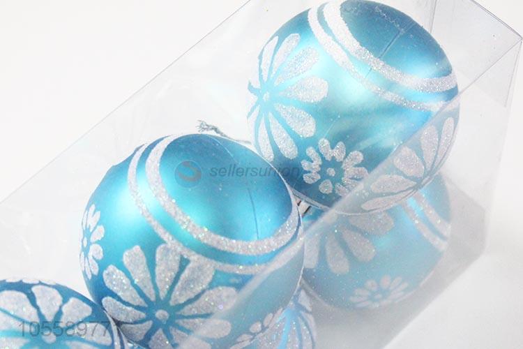 High Quality Plastic Christmas Decoration 6 Pieces Christmas Ball