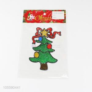 Custom Colorful Christmas Tree Shape Jelly Sticker Best Decoration