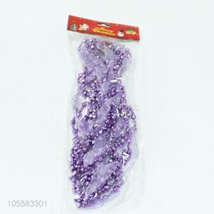 Popular Purple Christmas Bead Chain Decoration for Sale