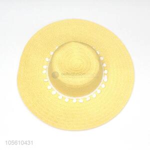 Excellent quality women beach cap summer sun straw hat