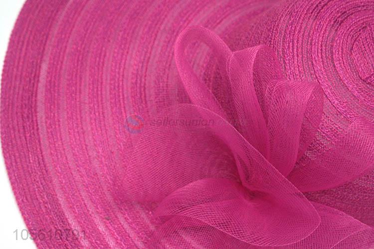 Reasonable price women beach cap wide brim summer sun straw hat