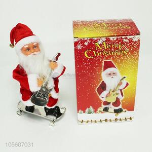 Wholesale new design Santa Claus shape decoration with music