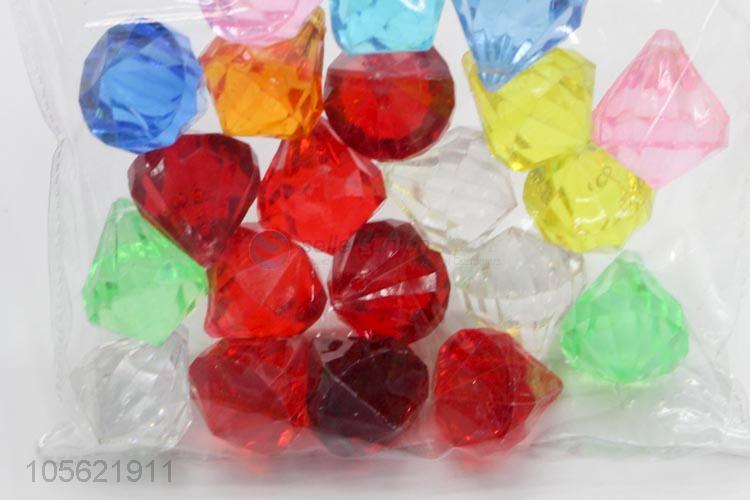 Factory Sale Acrylic Crystal Crafts Transparent Stone Colorful Rock