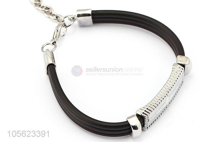 Best Selling Retro Punk Bracelet PU Leather Wristband