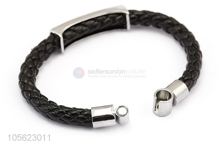 Best Quality PU Leather Retro Punk Bracelet Fashion Accessories