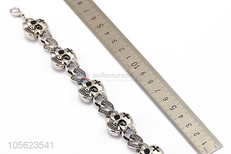 Hot Selling Skull Design Retro Punk Bracelet Fashion Wristband