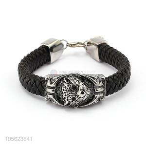 Unique Design Vintga Punk Bracelet Fashion Leather Wristband