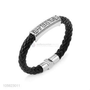 Best Quality PU Leather Retro Punk Bracelet Fashion Accessories