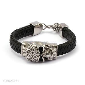 Creative Design Retro Design Punk Bracelet Leather Bangle