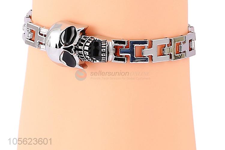 Newest Skull Design Alloy Accessories Retro Punk Bracelet