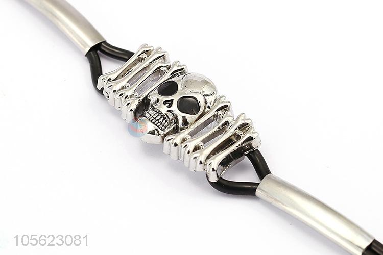 Cool Design Alloy Skull Design Retro Punk Bracelet Fashion Jewelry