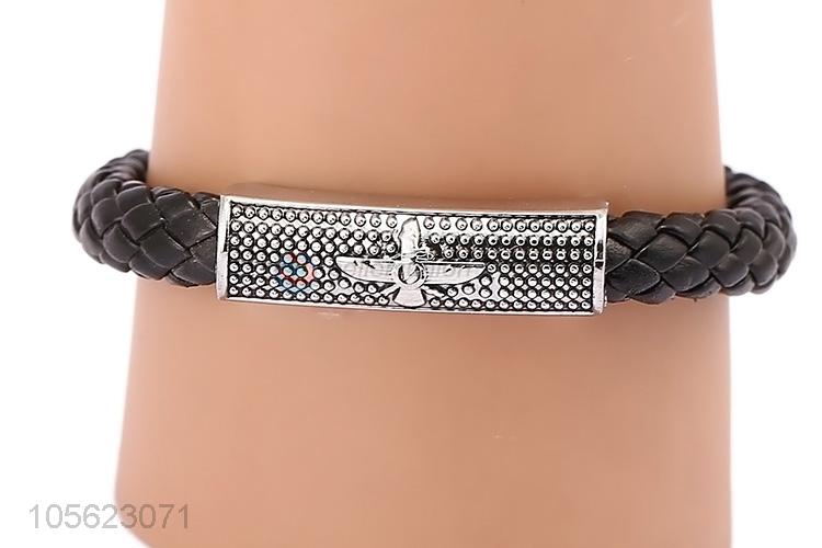 Custom Alloy Accessories Retro Punk Bracelet With Logo Design