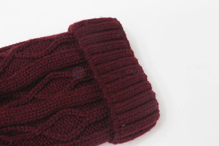 Good Sale Acrylic Knitted Beanie Hat Women Winter Caps