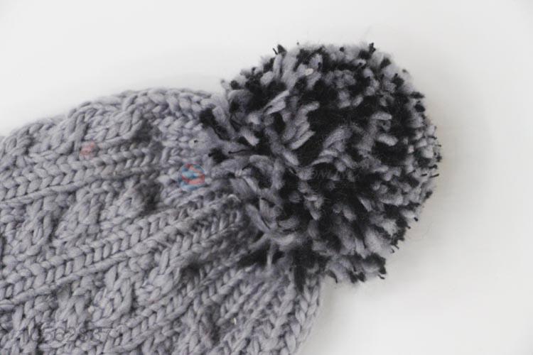 Delicate Design Ladies Winter Caps Knitted Beanies Cap